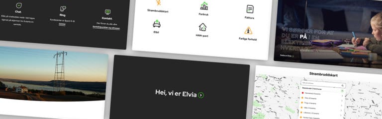 Illustrasjoner av designsystemet til Elvia