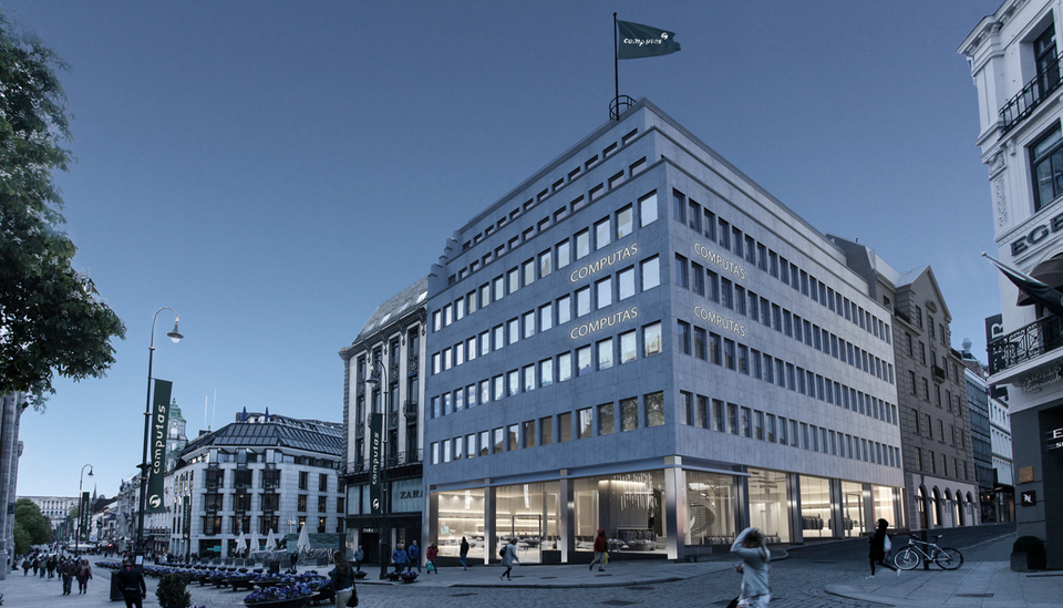Computas flytter til Egertorget